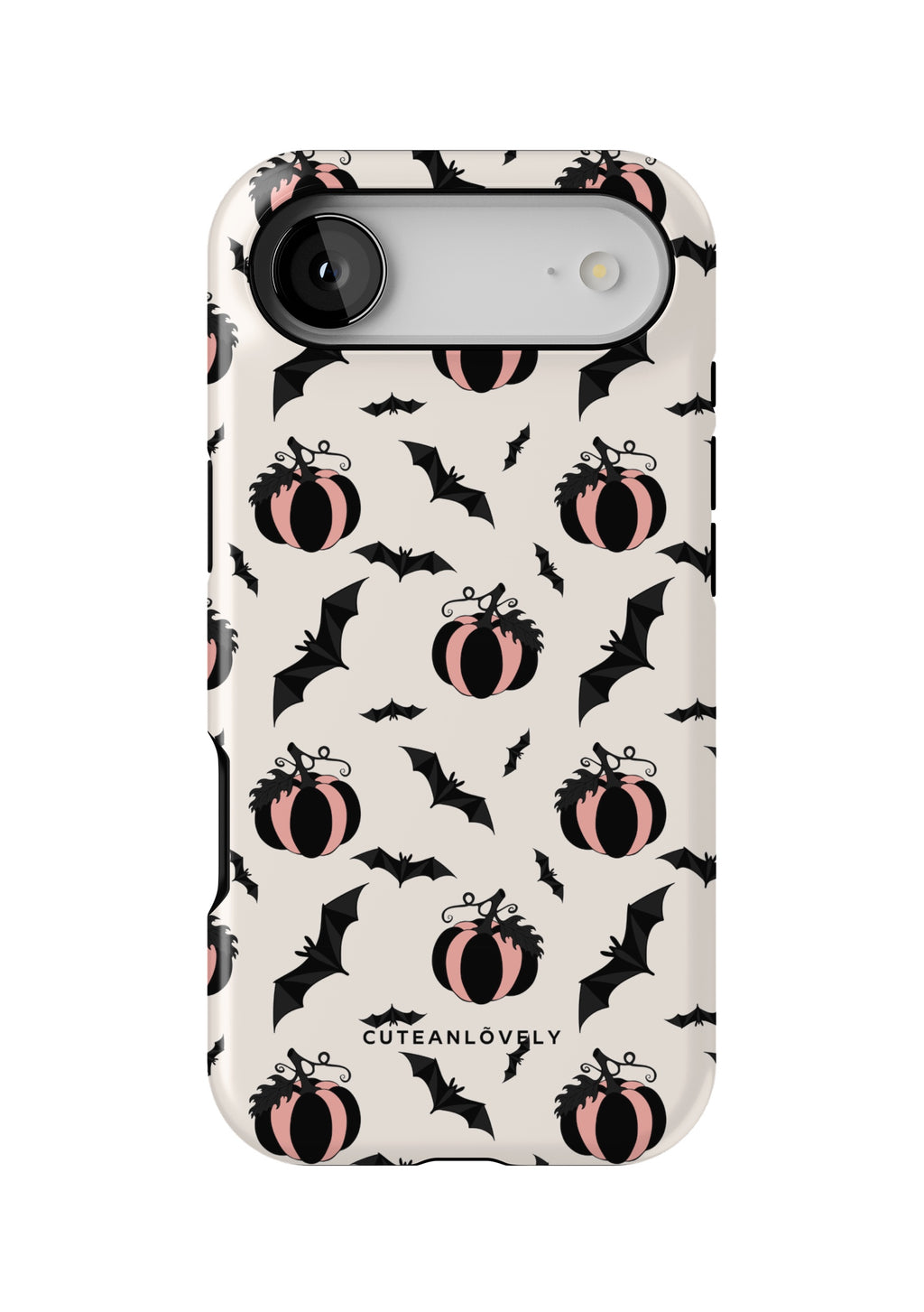 CUTEANLOVELY Pumpkin Bats MagSafe iPhone Case - iPhone 17 Air - Back View
