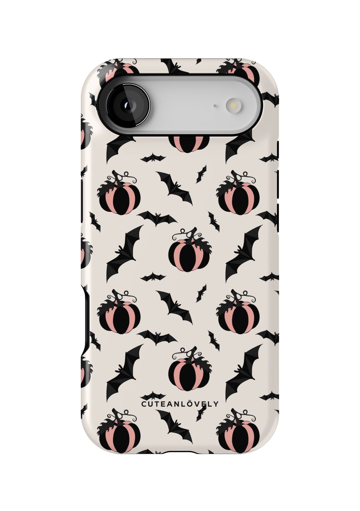 CUTEANLOVELY Pumpkin Bats MagSafe iPhone Case - iPhone 17 Air - Back View