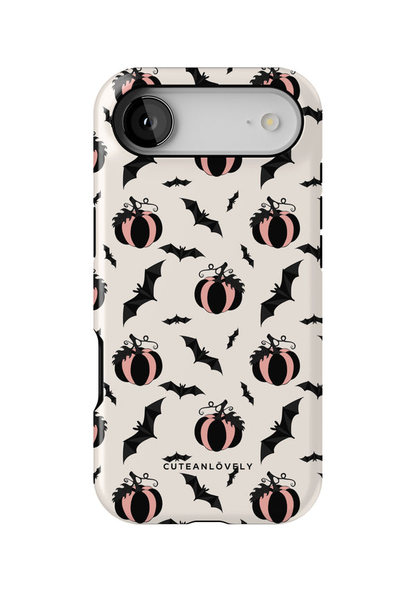 CUTEANLOVELY Pumpkin Bats MagSafe iPhone Case - iPhone 17 Air - Back View