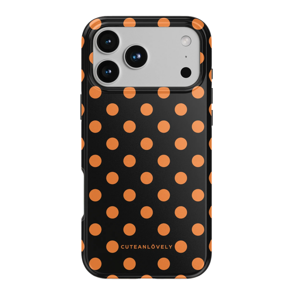 CUTEANLOVELY Spooky Polka Dot MagSafe iPhone Case - iPhone 17 Pro Max - Back View
