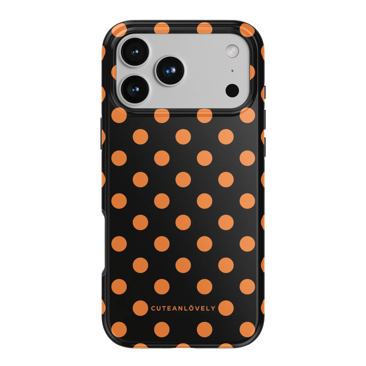 CUTEANLOVELY Spooky Polka Dot MagSafe iPhone Case - iPhone 17 Pro Max - Back View