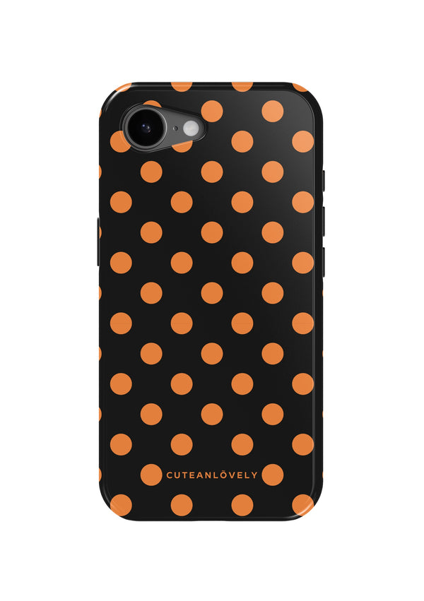 CUTEANLOVELY Spooky Polka Dot MagSafe iPhone Case - iPhone 17e - Back View