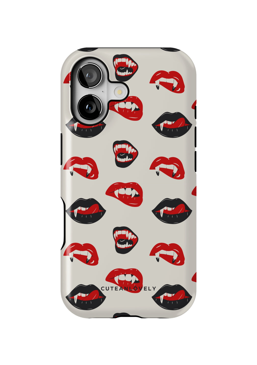 CUTEANLOVELY Vampire Lips MagSafe iPhone Case - iPhone 17 - Back View
