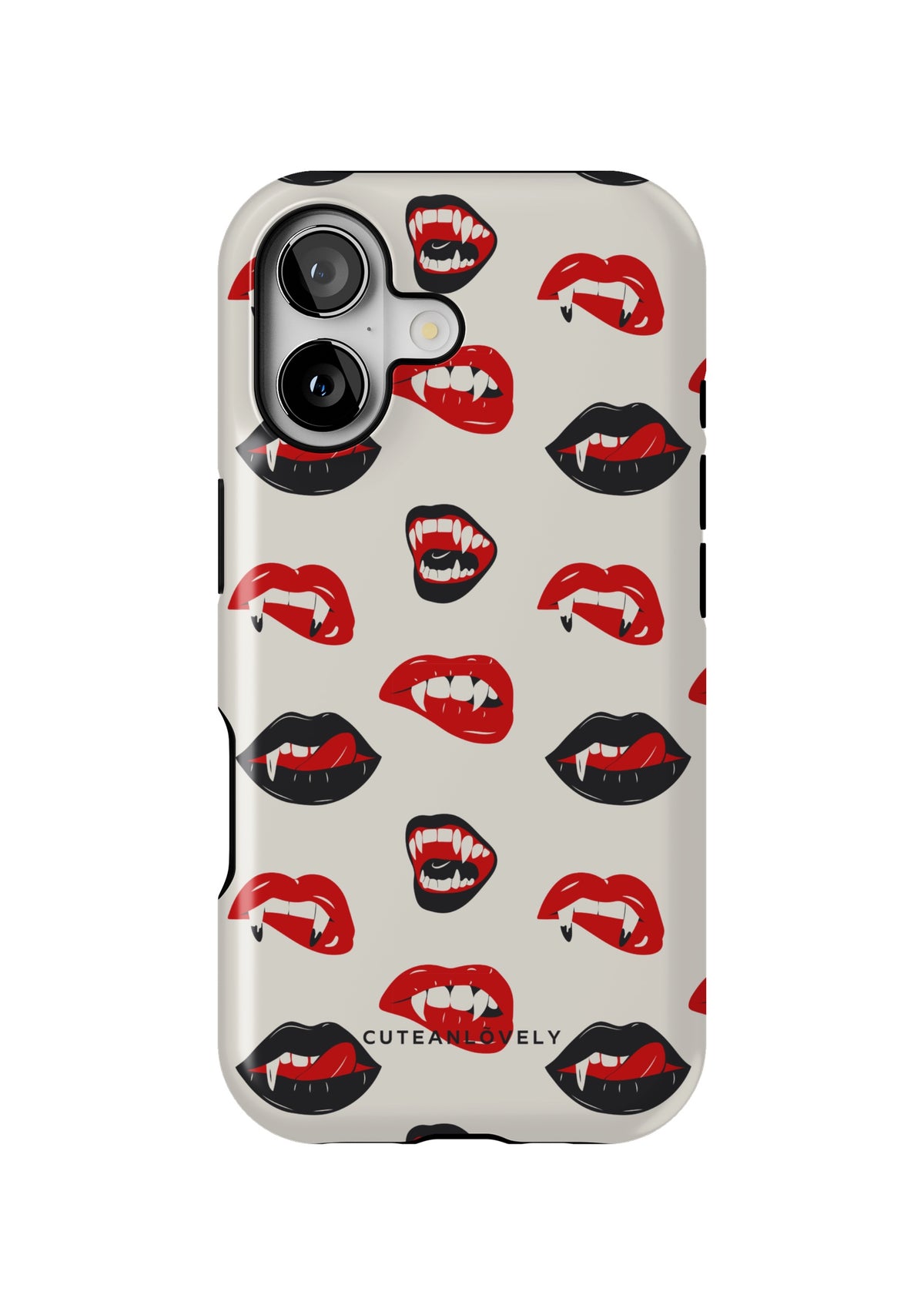 CUTEANLOVELY Vampire Lips MagSafe iPhone Case - iPhone 17 - Back View