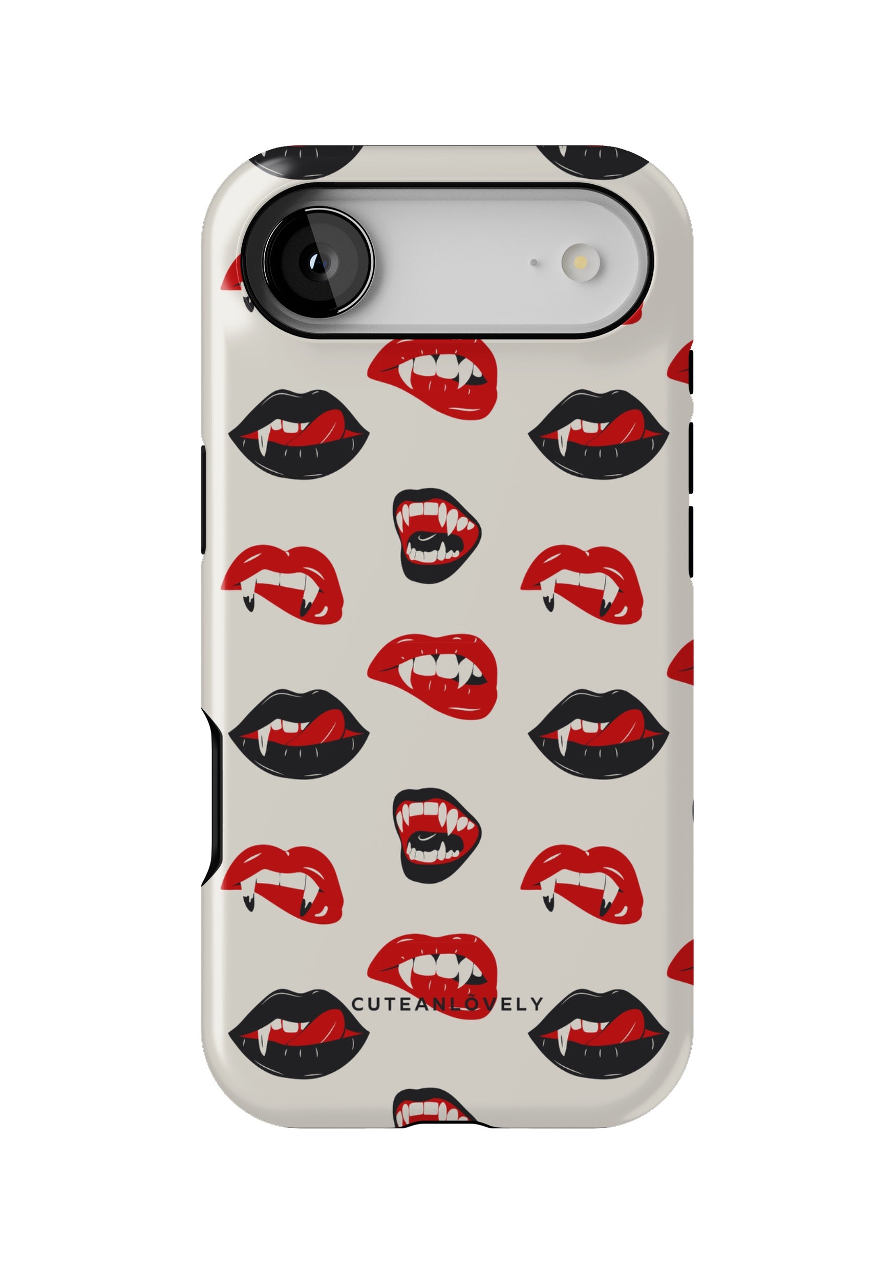 CUTEANLOVELY Vampire Lips MagSafe iPhone Case - iPhone 17 Air - Back View