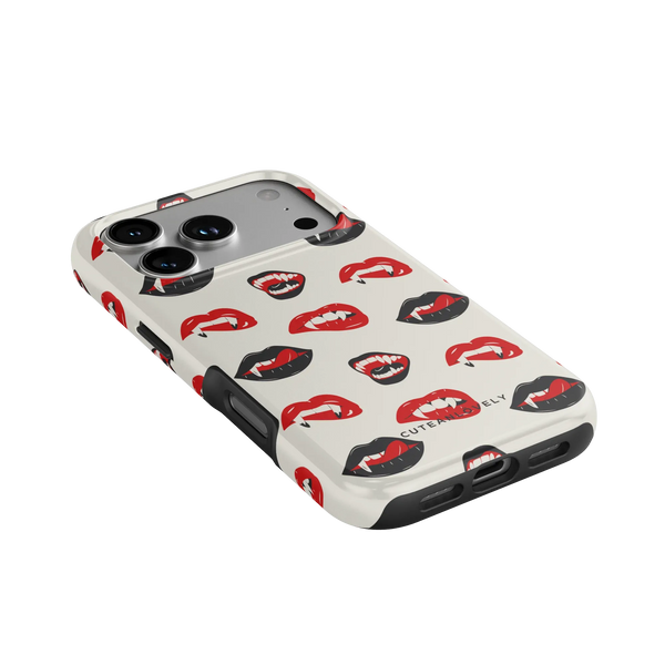 CUTEANLOVELY Vampire Lips MagSafe iPhone Case - iPhone 17 Pro - Dual Layer MagSafe Construction View