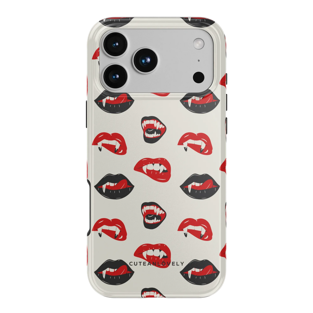 CUTEANLOVELY Vampire Lips MagSafe iPhone Case - iPhone 17 Pro Max - Back View