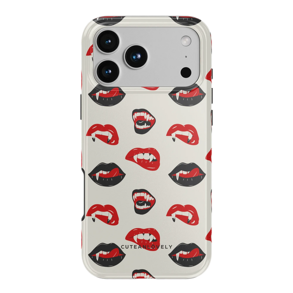 CUTEANLOVELY Vampire Lips MagSafe iPhone Case - iPhone 17 Pro Max - Back View