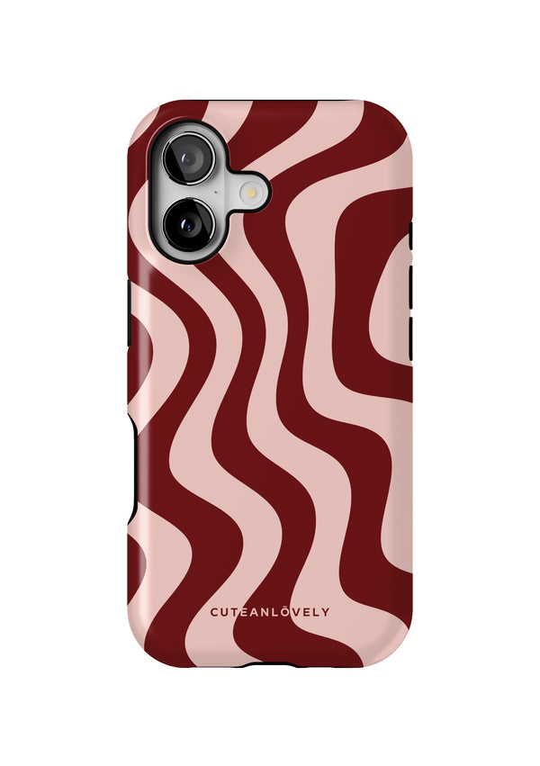 CUTEANLOVELY Wine Ripple MagSafe iPhone 17 Case MagSafe Compatible