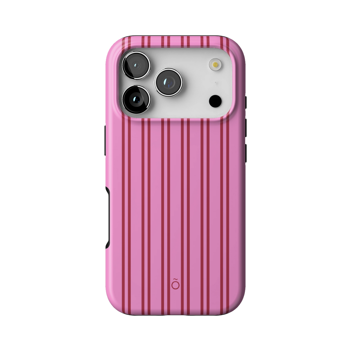 Pink Stripe MagSafe iPhone Case Main image