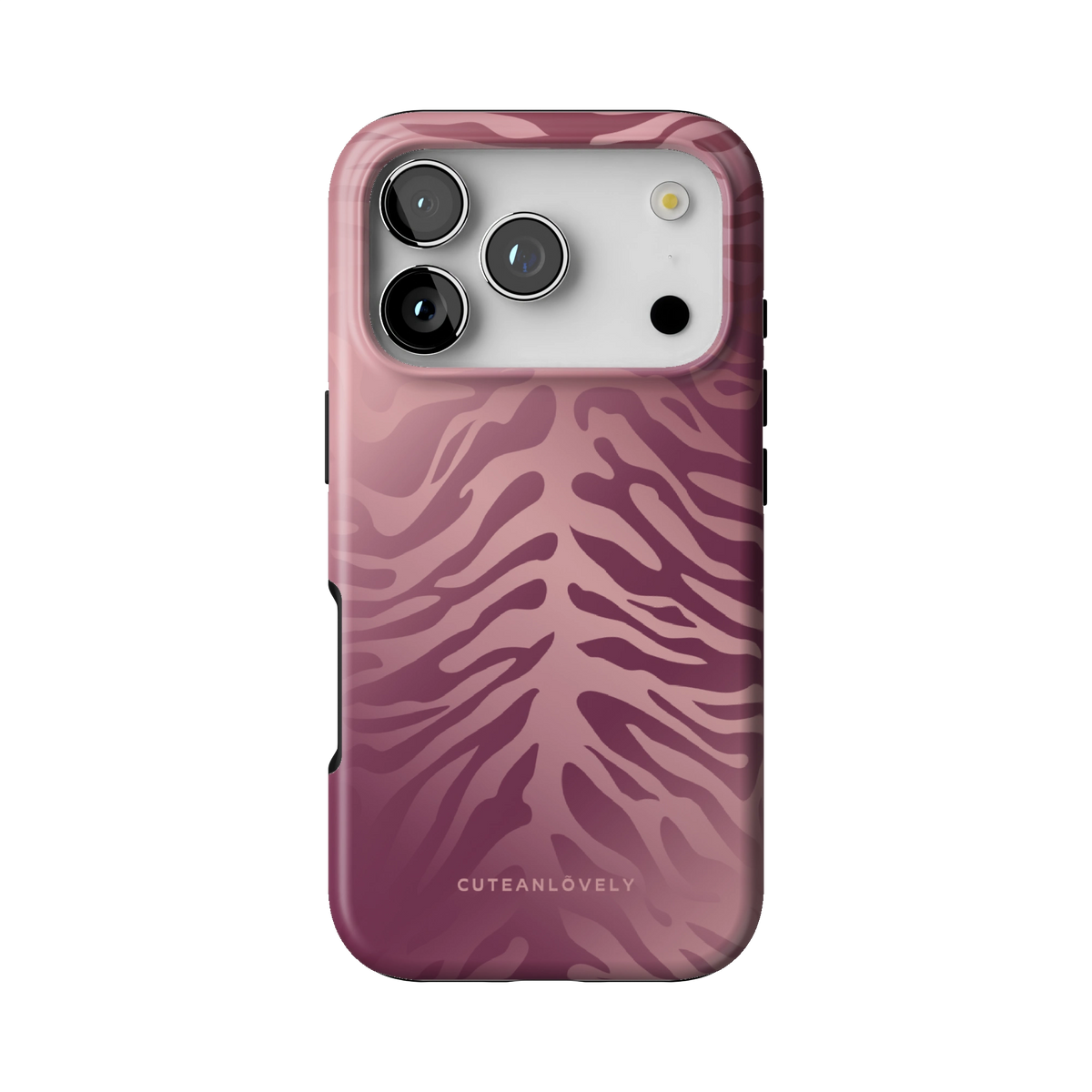 Blush Tiger Print MagSafe iPhone Case Main image