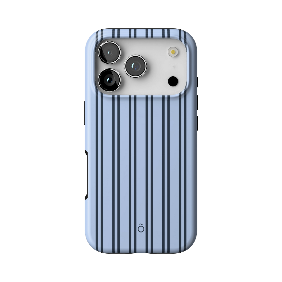 Navy Blue Stripe MagSafe iPhone Case Main image