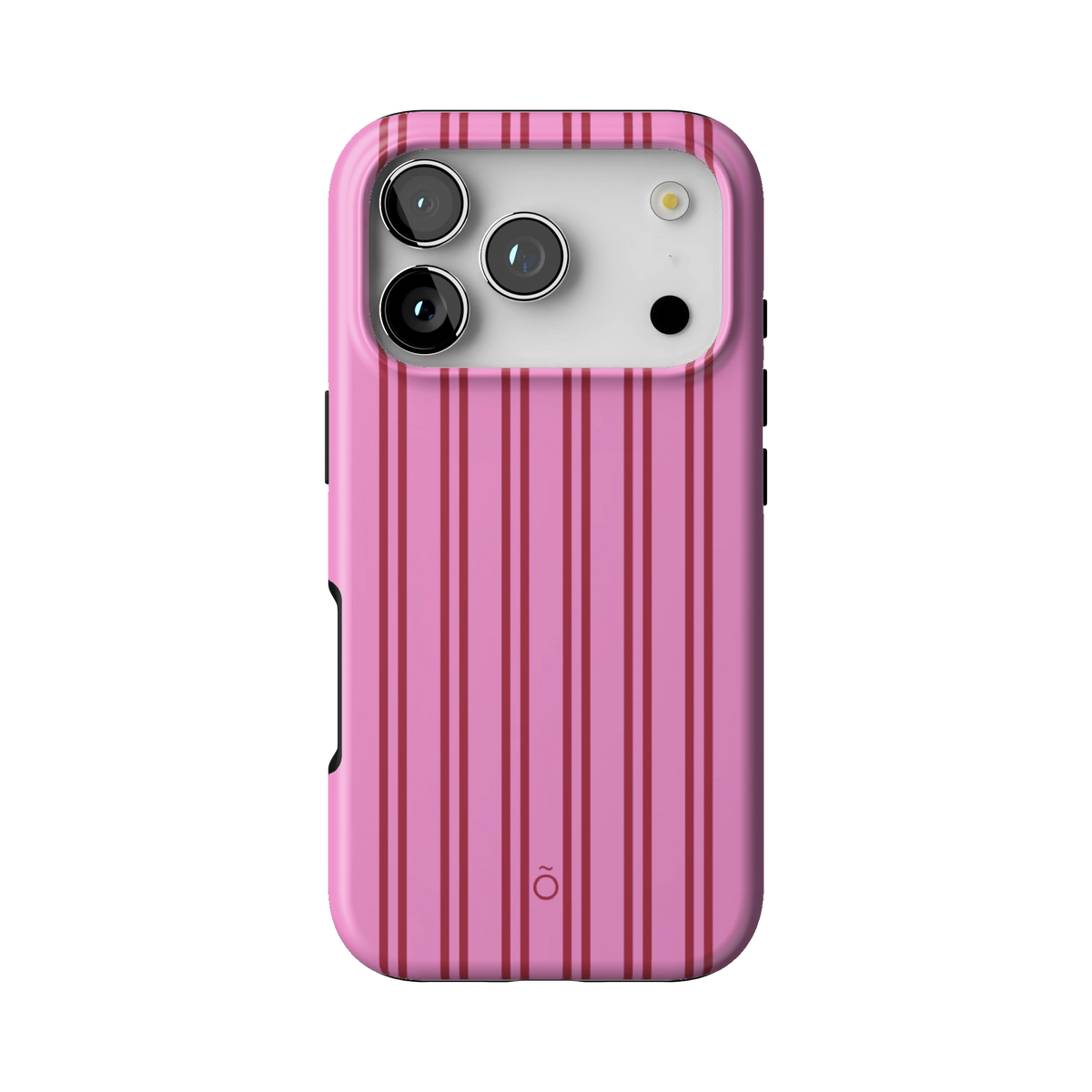 Pink Stripe MagSafe iPhone Case Main image