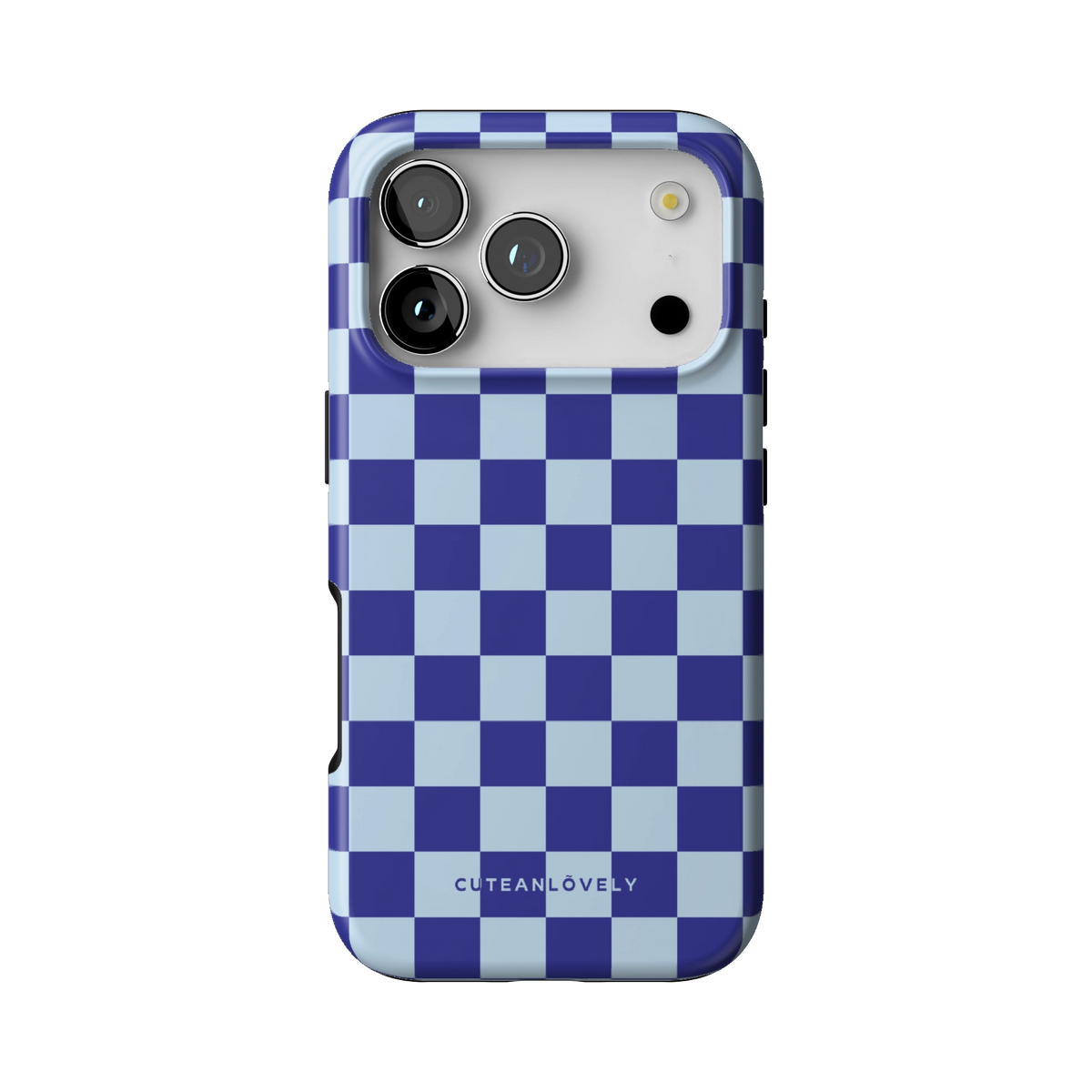 Blue Checkered MagSafe iPhone Case Main image