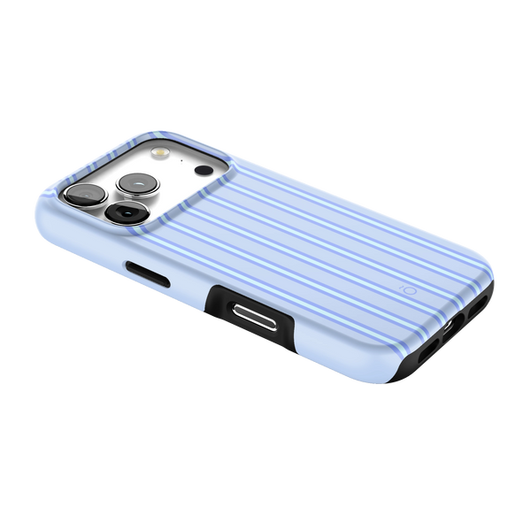 Blue Stripe MagSafe iPhone Case