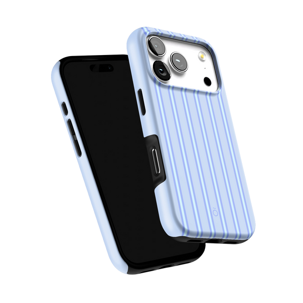 Blue Stripe MagSafe iPhone Case