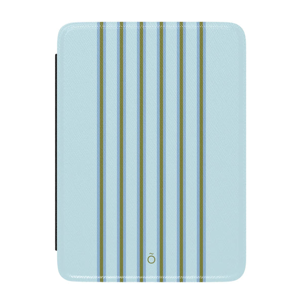 Mint Stripe Kindle Case