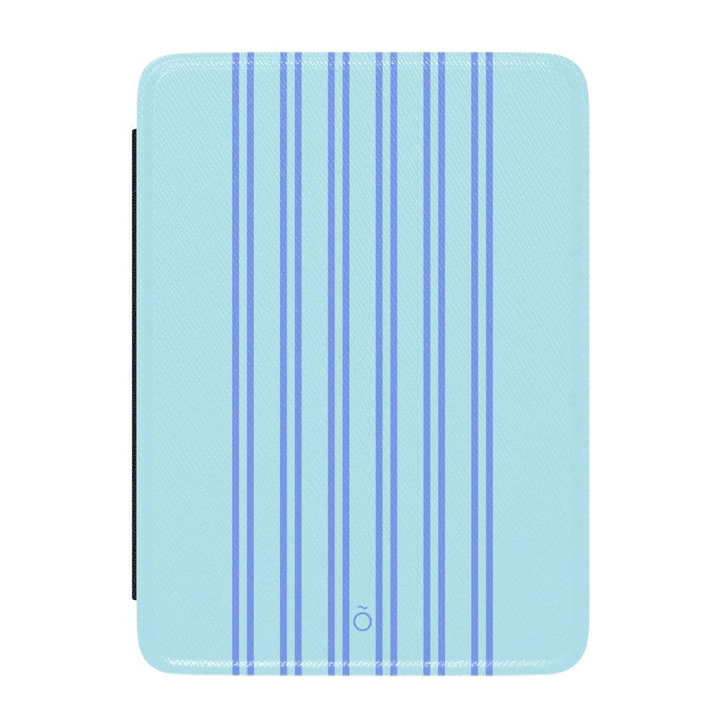 Aqua Stripe Kindle Case