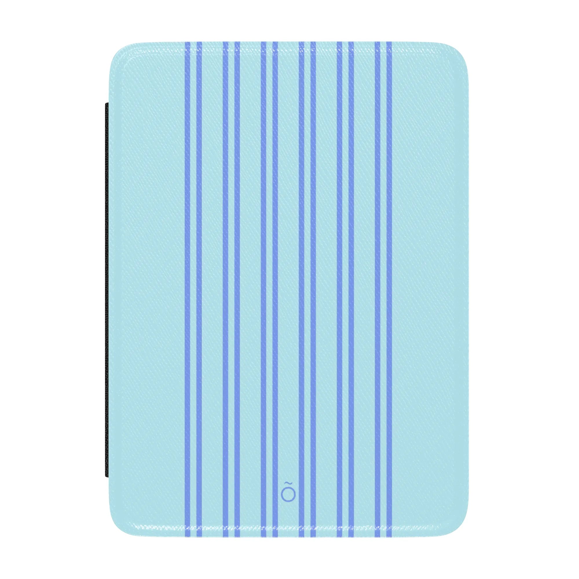 Aqua Stripe Kindle Case