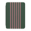 Forest Green Stripe Kindle Case