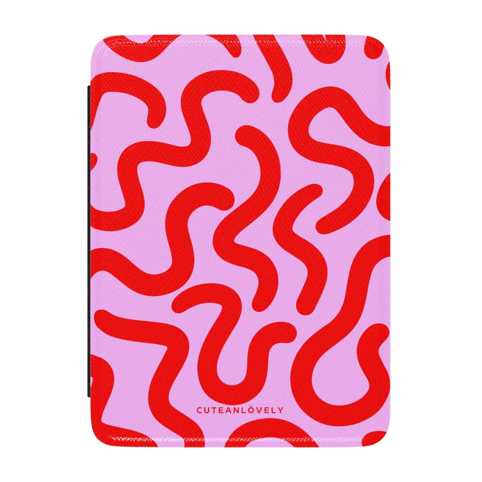 Cherry Squiggle Kindle Case Main image