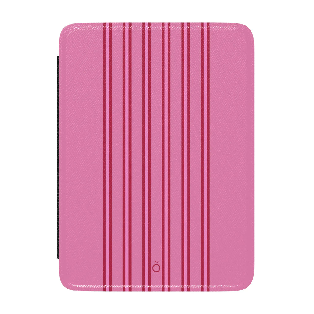 Pink Stripe Kindle Case