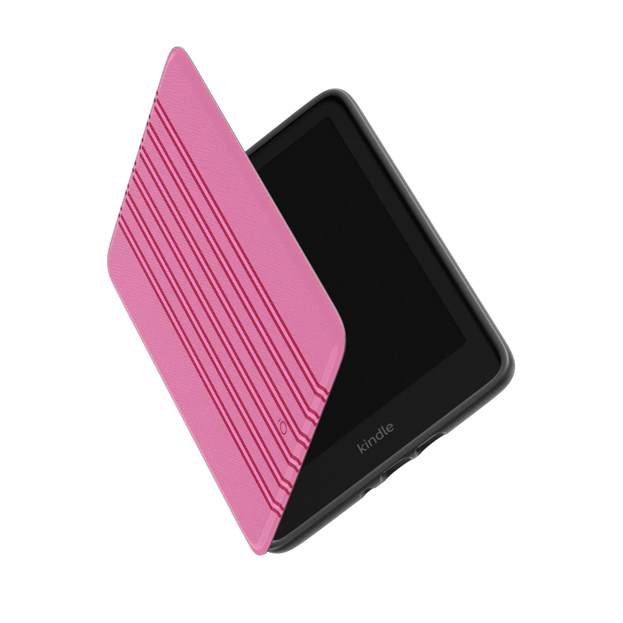 Pink Stripe Kindle Case