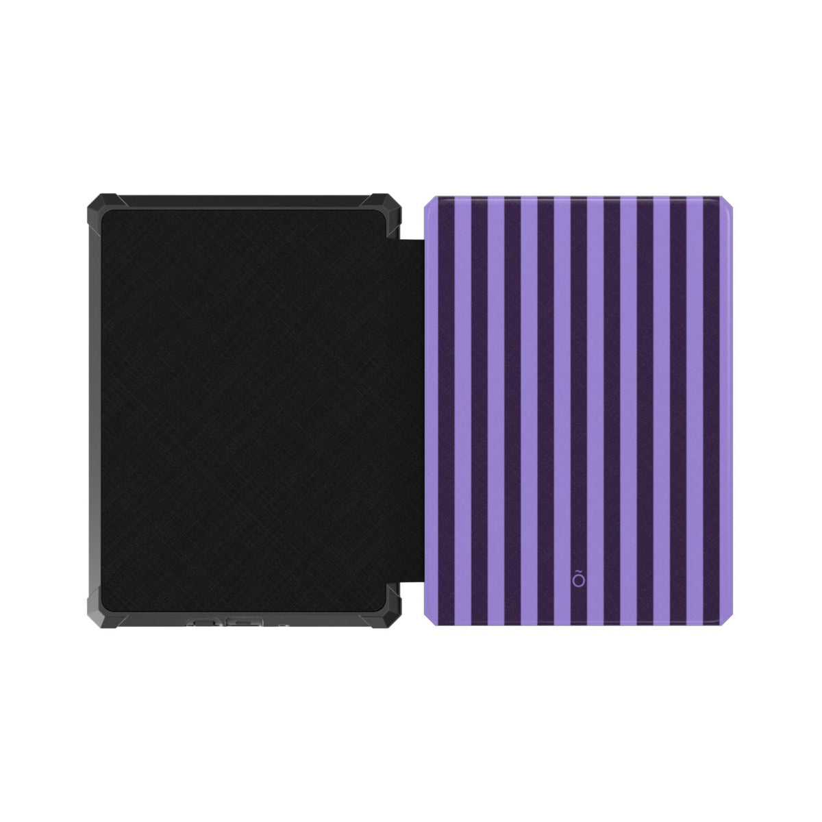 Orchid Purple Stripe Kindle Case